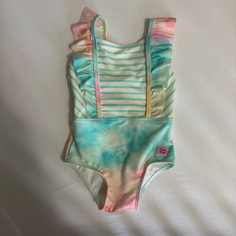 Ruffle Butts Pinafore One Piece Swimsuit
